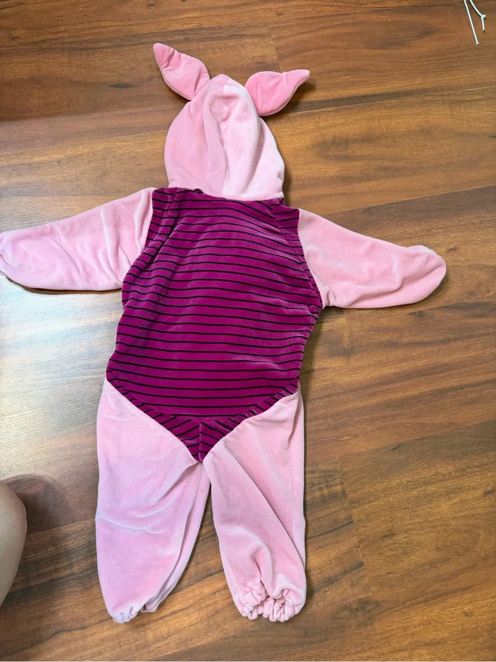 Piglet Pink Hooded Costume Kids